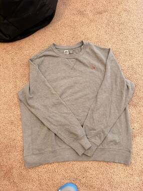 Russell Athletic Premium Fleece Crewneck Sweatshirt Gray 2XL